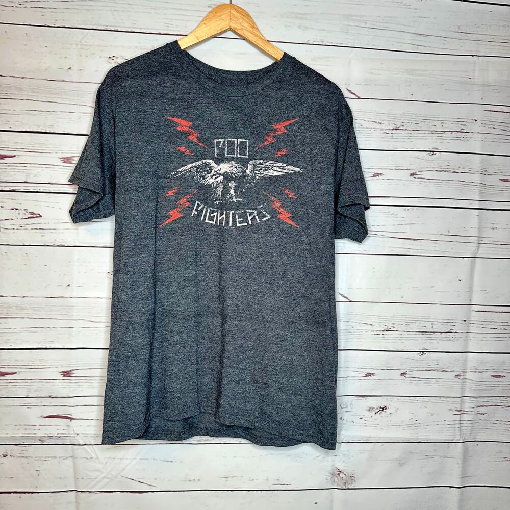 Foo Fighters dark gray Eagle Graphic short sleeve t shirt Size large